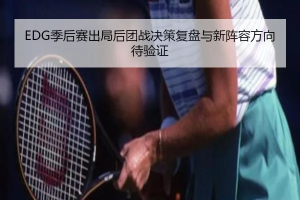 EDG季后赛出局后团战决策复盘与新阵容方向待验证